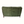 Green velvet French-style sofa back view with smooth back panel and wooden feet