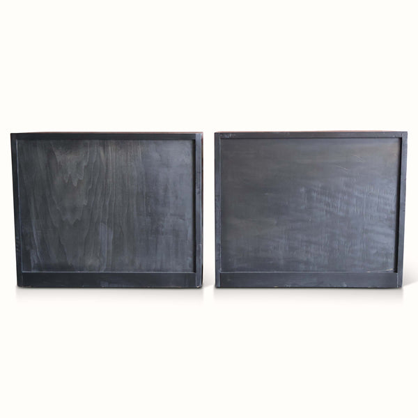 Vintage Pair of Pine Cabinets by Maison Regain