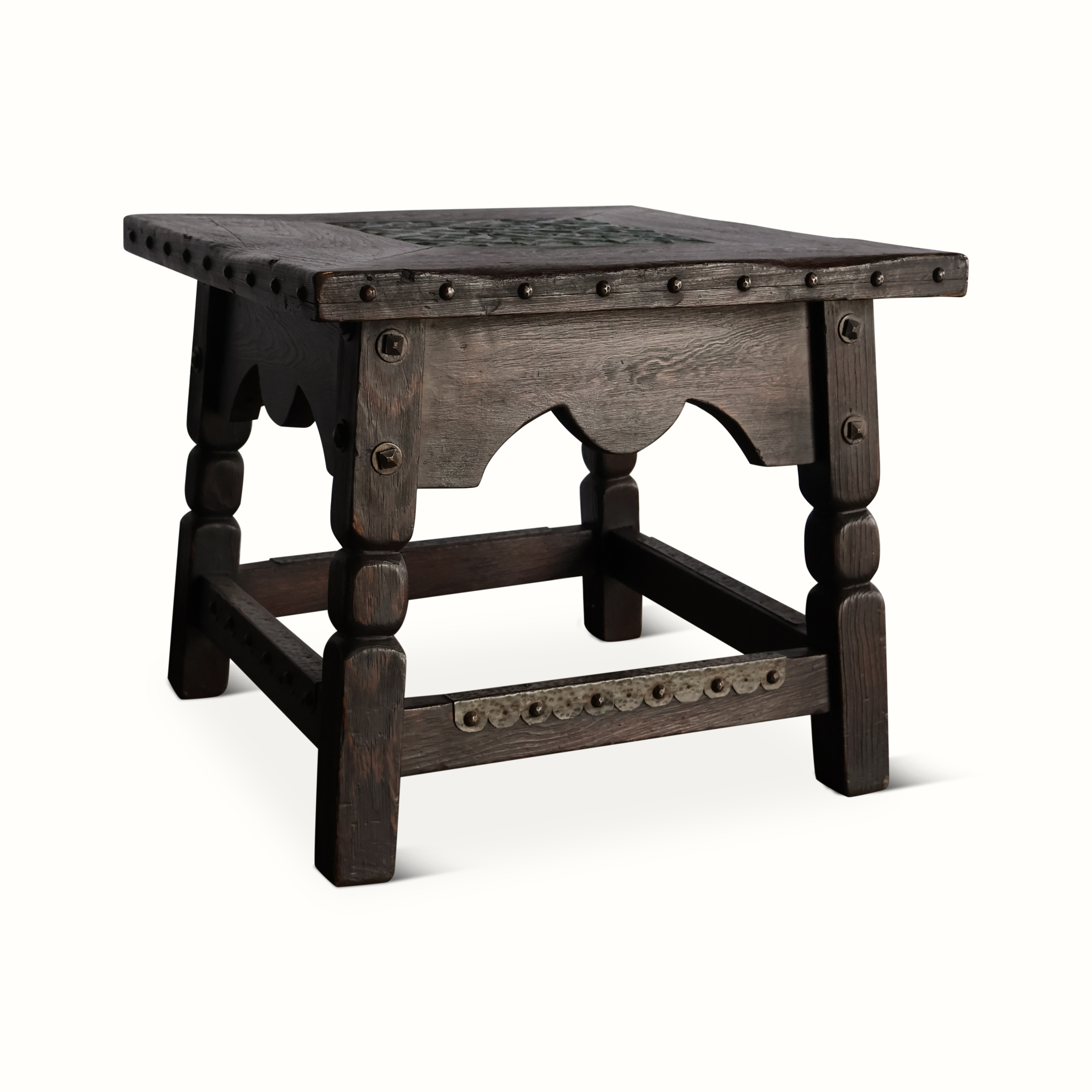 Monterey Style Oak & Tile Table