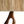 Olive wood table lamp close-up of beige pleated shade over warm-brown stem base