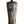 Pottery table lamp ceramic body close-up with blue abstract figures and black rim cap
