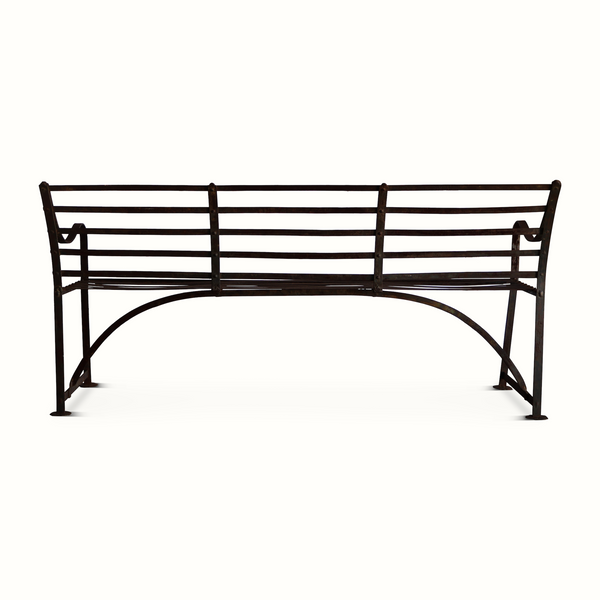 Antique Iron Garden Bench