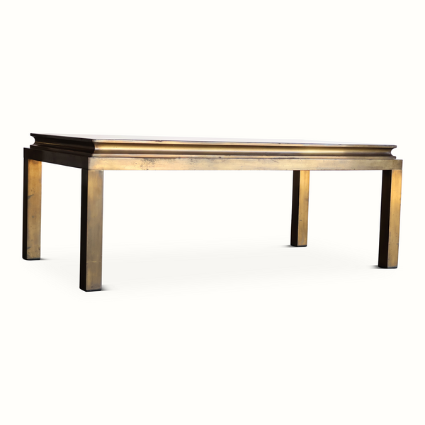 Brass & Smoked Mirror Coffee Table