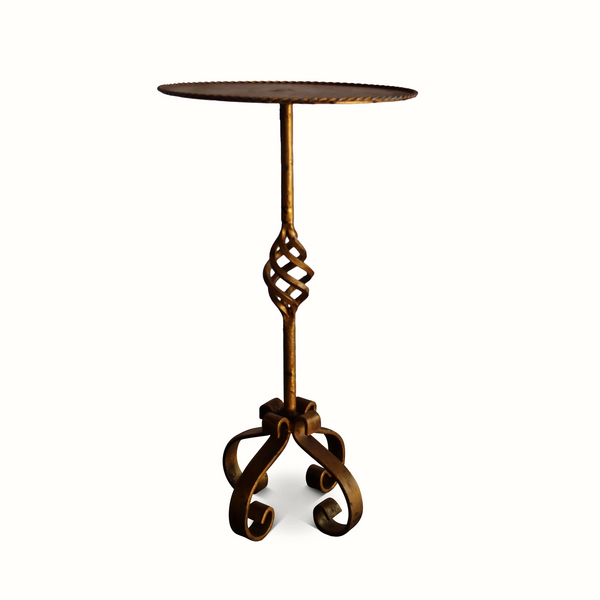Gilt Iron Gueridon Table