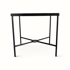 Wrought Iron and Stone Table