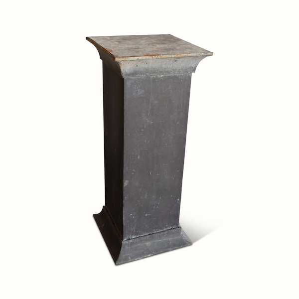 Antique French Zinc Pedestal