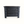 Four-drawer ebonized oak chest with ornate metal knobs, dark distressed finish