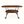 Wicker and Iron Coffee Table