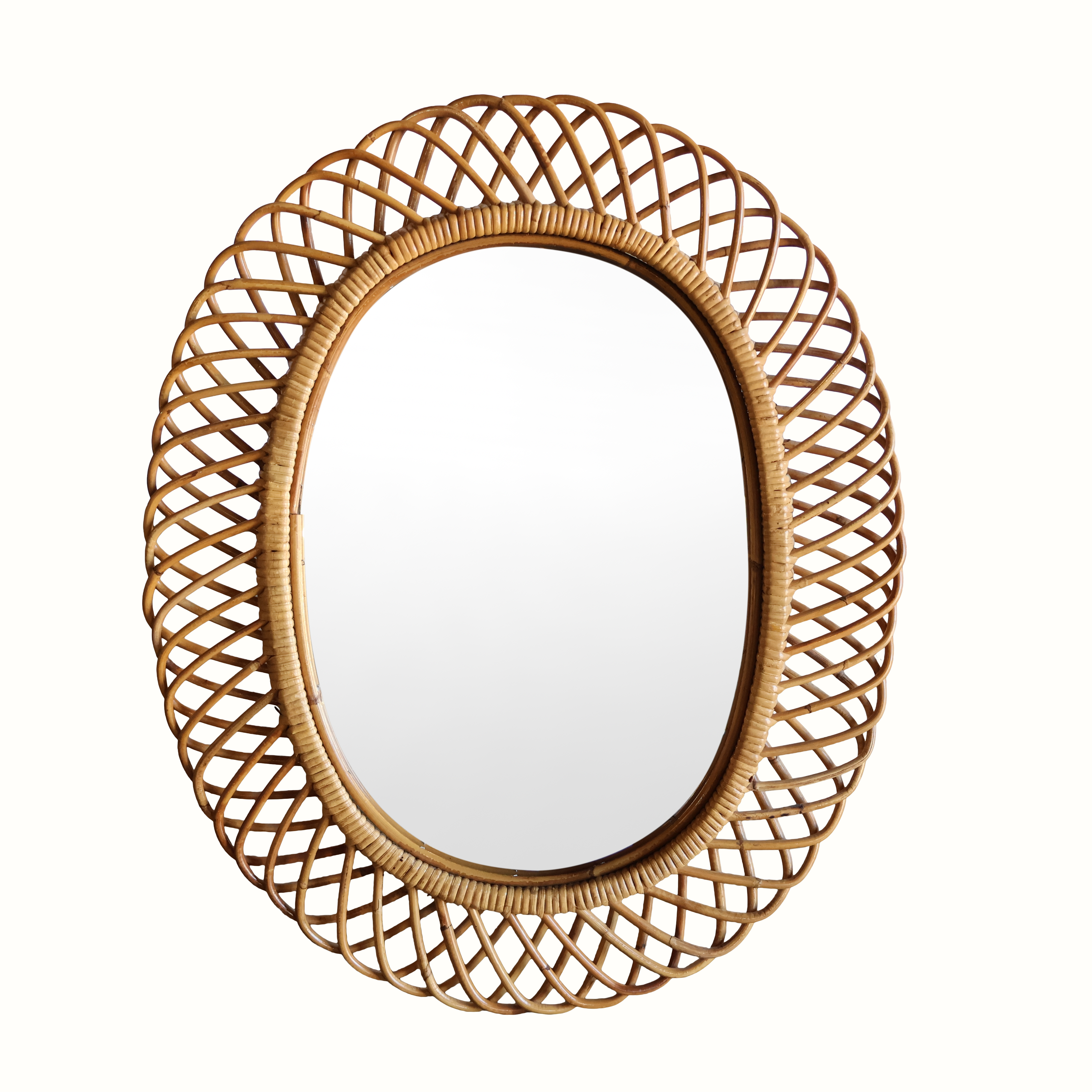 Italian Bamboo Mirror