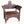 Antique Syrian carved and inlaid bench with floral inlays and lattice side panel