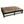 Tree of Life ottoman with angled view: dark wood legs and beige top with branching tree print