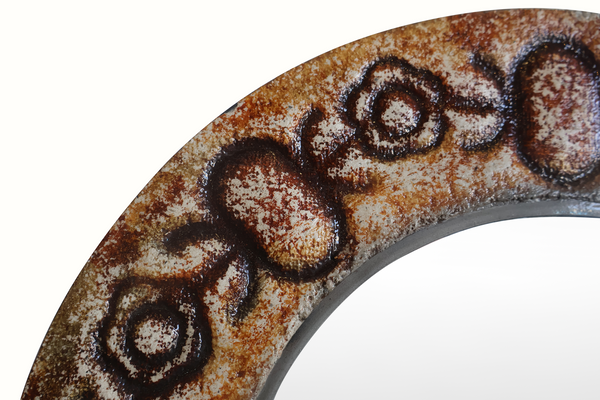 French Ceramic Mirror