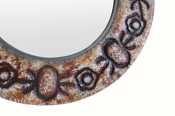 French Ceramic Mirror
