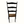 Rush armchair with black frame, wavy back panel, and woven brown seat with tufted center