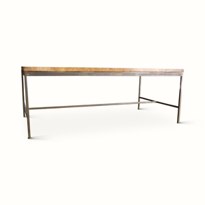 Brass & Stone Coffee Table by Paul McCobb