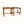 Natural wood rush bar stools with woven seats and open side frames