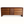 Walnut-finish dresser with two side drawers and a central door panel
