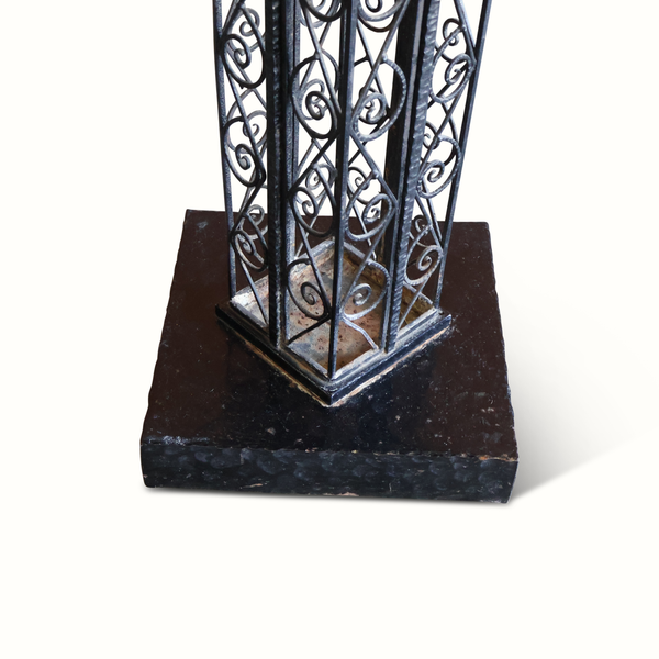 1930s French Iron Side Table