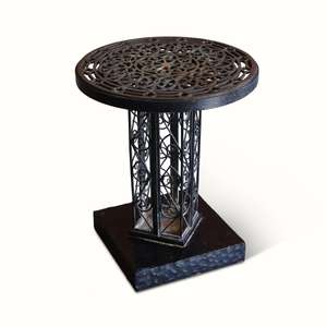 1930s French Iron Side Table