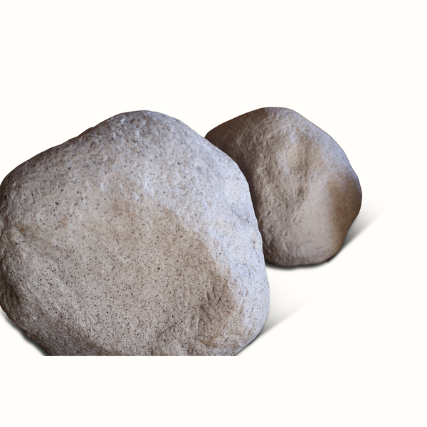 Set of Andre Cazenave Moon Rock Lamps