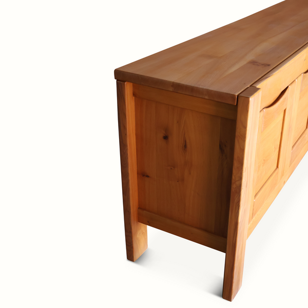 Elm Credenza by Maison Regain, France, 1960s