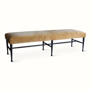 Madison Bench in Silk Wool Ochre Rug