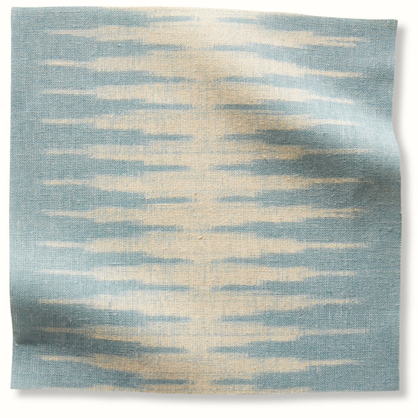 Peter Dunham Textiles Ikat in Ocean Pillow