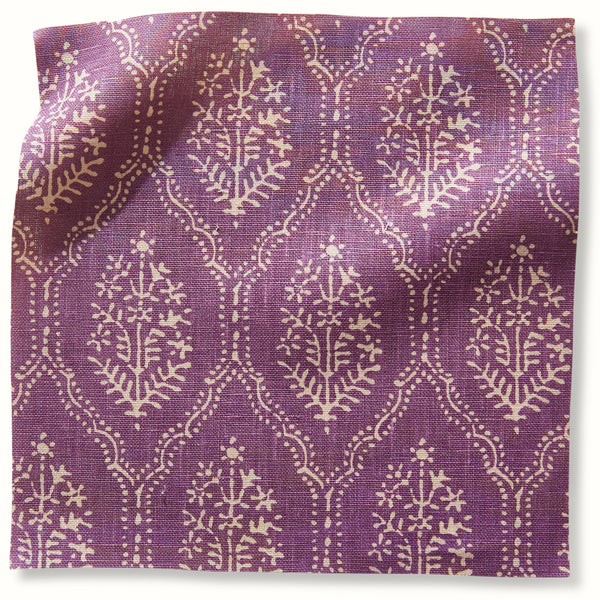 Peter Dunham Textiles Jaali in Amethyst Pillow