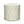 Round indoor pouf, light beige with geometric diamond pattern, fabric upholstery