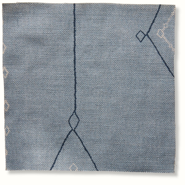 Peter Dunham Textiles Khyber in Blue Pillow