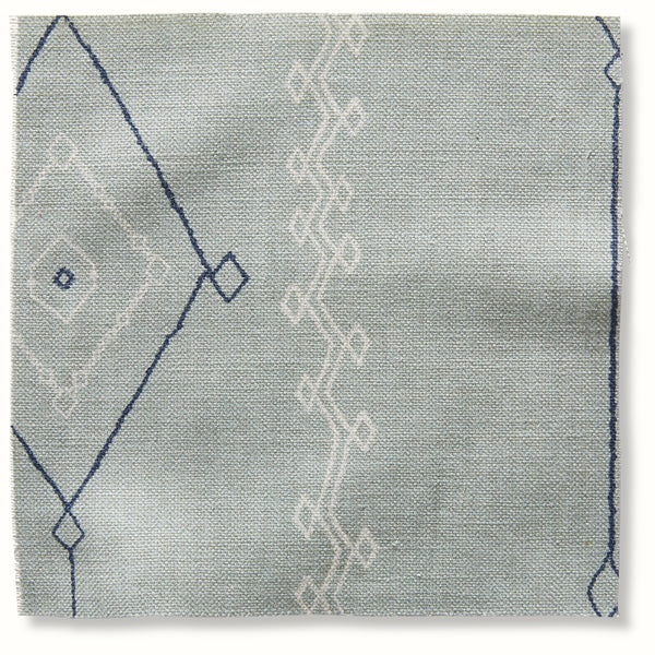 Peter Dunham Textiles Khyber in Ocean Pillow