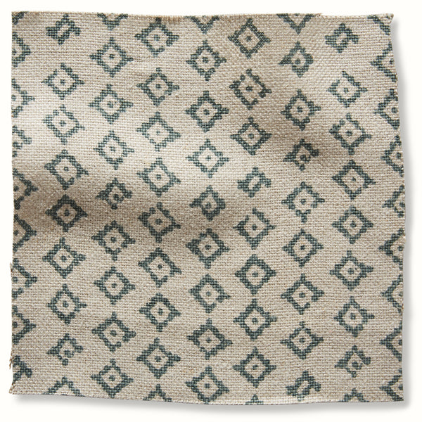 Peter Dunham Textiles Kumbh in Ocean/Natural Pillow