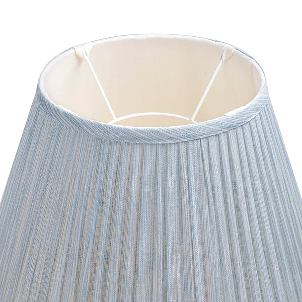 Fermoie Lampshade in Light Blue Strié