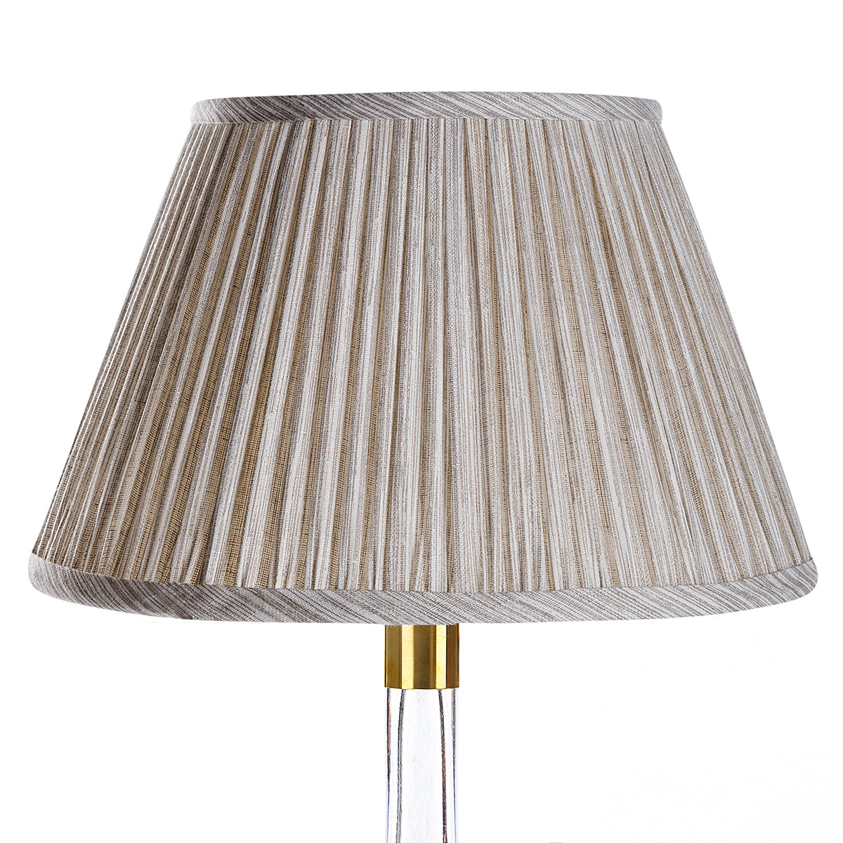Fermoie Lampshade in Grey Strié