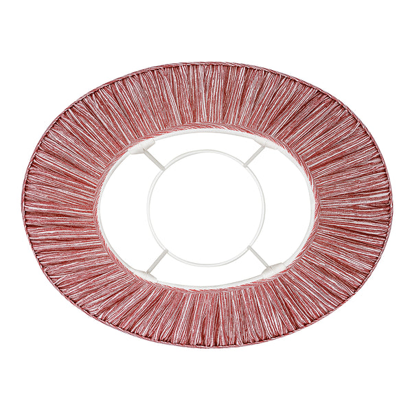 Fermoie Lampshade in Red Strié