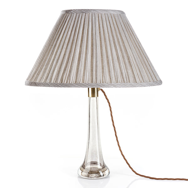 Fermoie Lampshade in Grey Strié