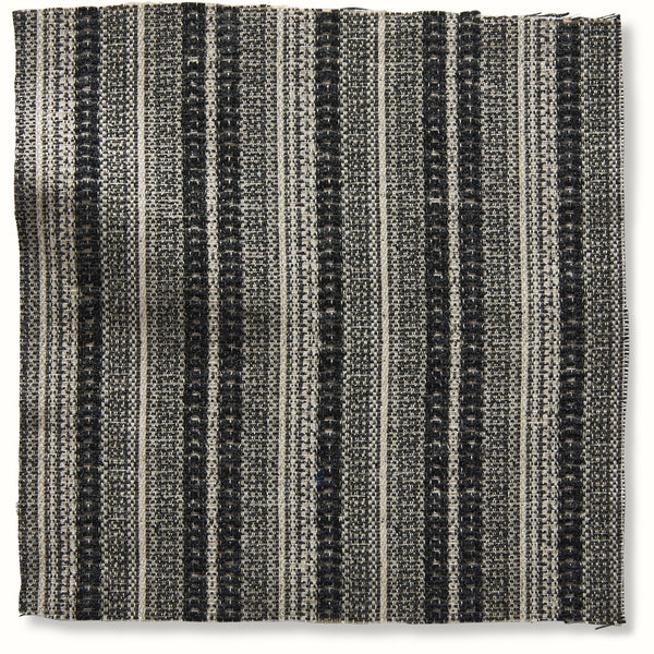 Peter Dunham Textiles Outdoor Majorelle in Black on Natural Pillow