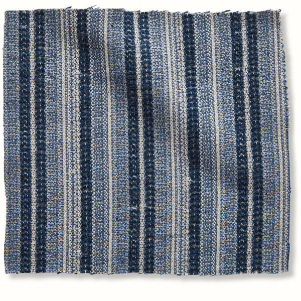Peter Dunham Textiles Outdoor Majorelle in Indigo on Natural Pillow