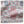 Geometric patterned pillow cover in pink and indigo