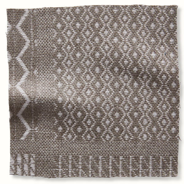 Peter Dunham Textiles Outdoor Nawab in Natural/White Pillow