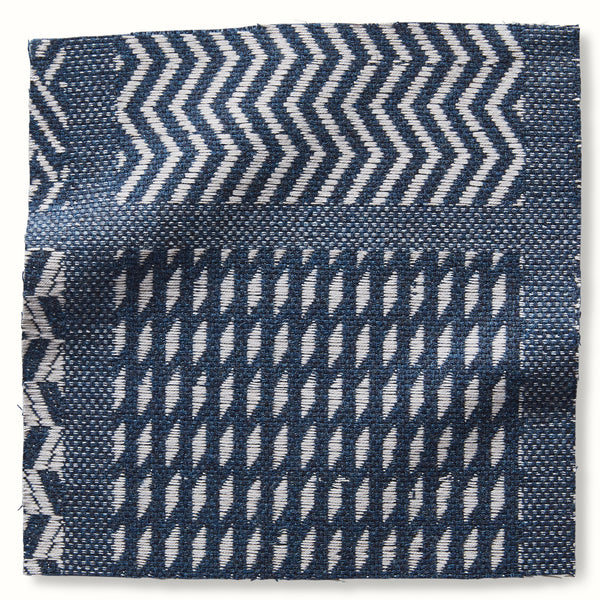 Peter Dunham Textiles Outdoor Nawab in Pacific/White Pillow