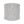 Round upholstered indoor pouf with light gray geometric pattern and fabric upholstery