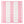 White square napkin with pink lattice stripes and scattered small motif print