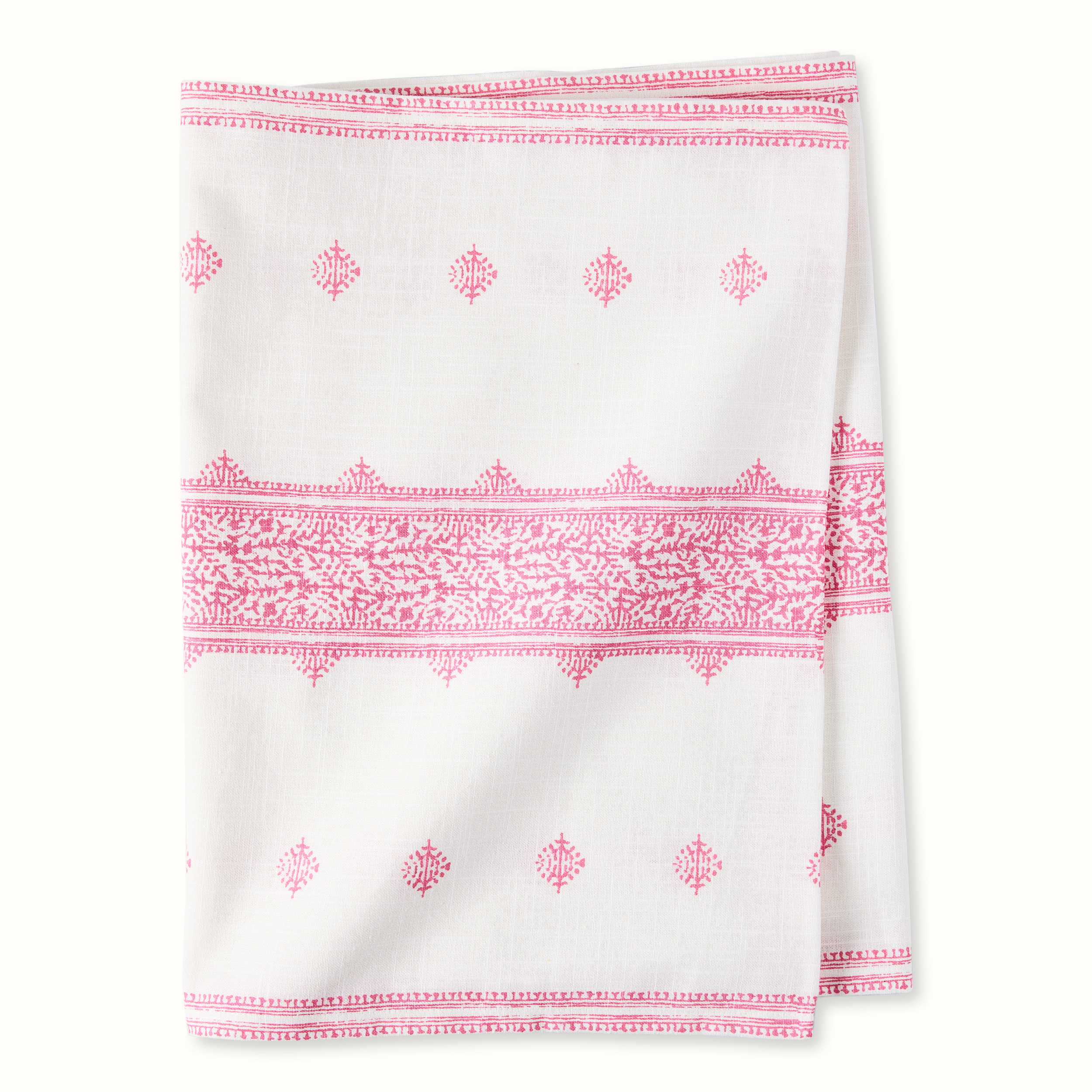 Peter Dunham + Hudson Grace Pink Fez Stripe Printed Runner