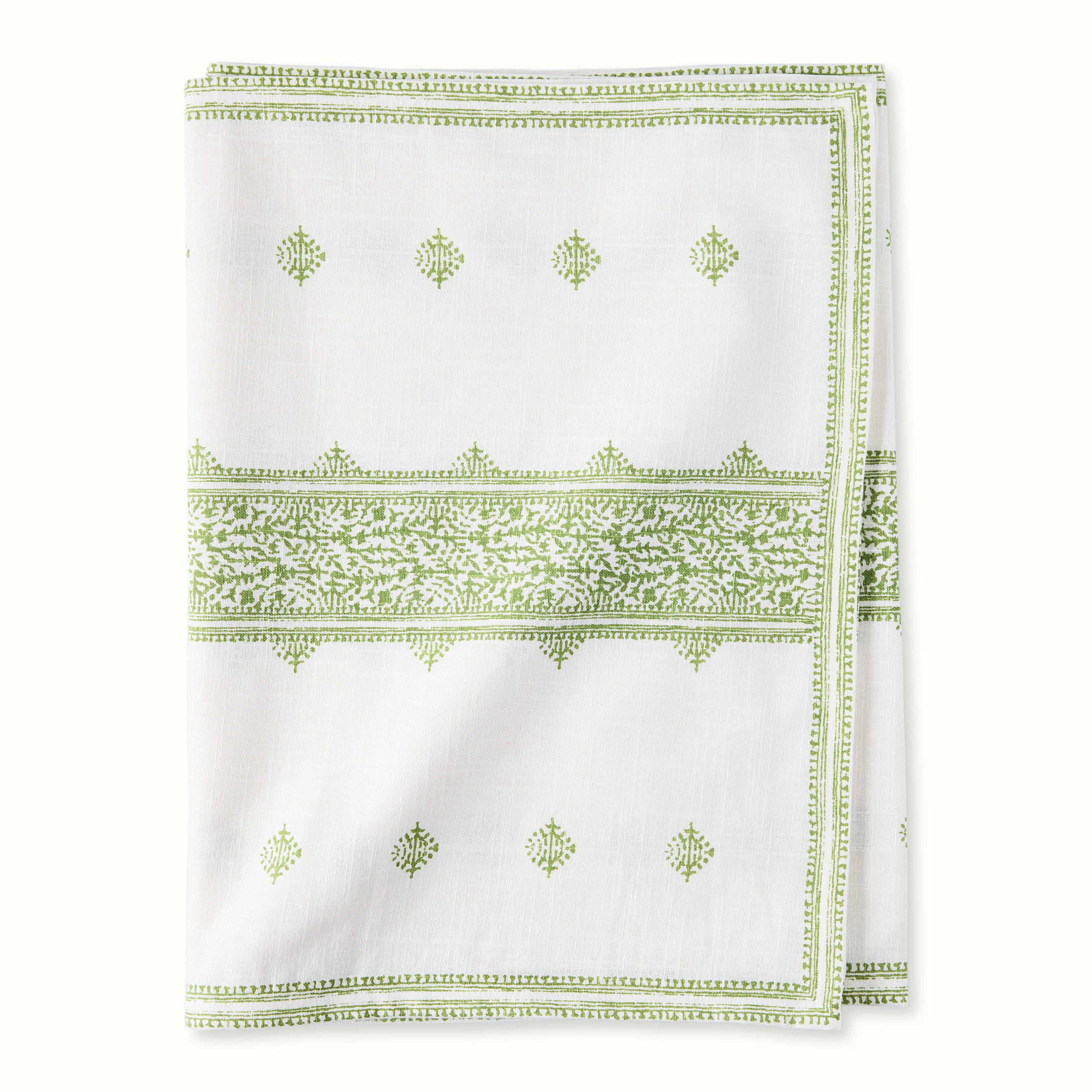 Peter Dunham + Hudson Grace Green Fez Stripe Printed Runner