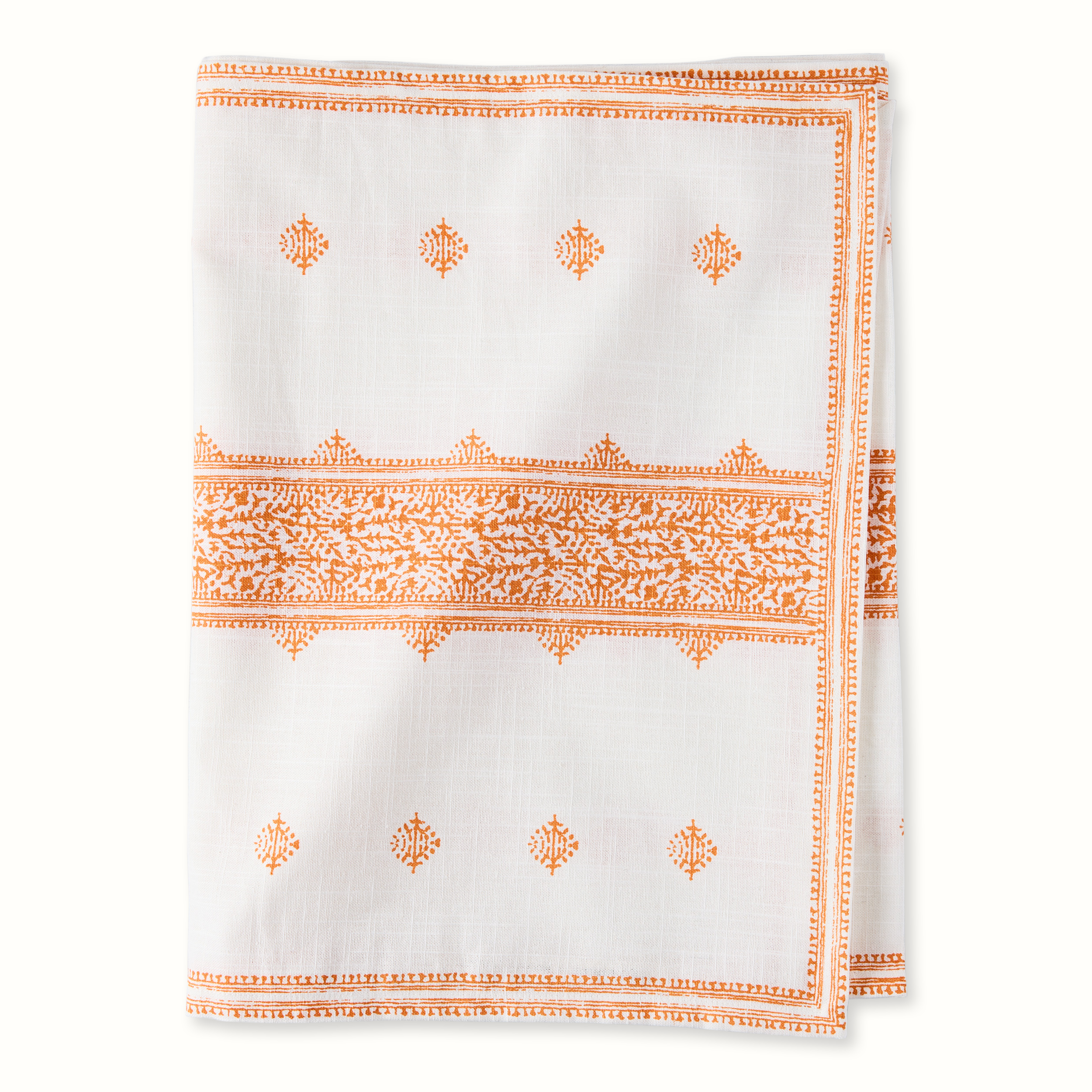 Peter Dunham + Hudson Grace Orange Fez Stripe Printed Runner