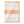 Orange-and-white printed runner with border stripes and repeating medallion motifs