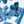 Peter Dunham + Hudson Grace Blue Fig Leaf Printed Runner