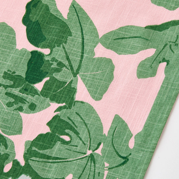 Peter Dunham + Hudson Grace Green Fig Printed Pale Pink Runner