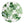 Hand-painted fig leaf dinner plate with green foliage on white background